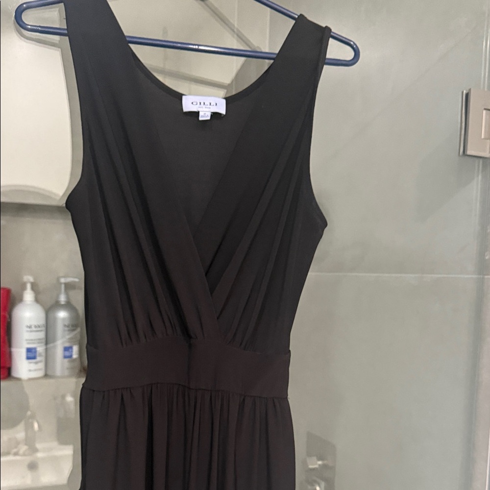 Gilli Black Sleeveless Jumpsuit